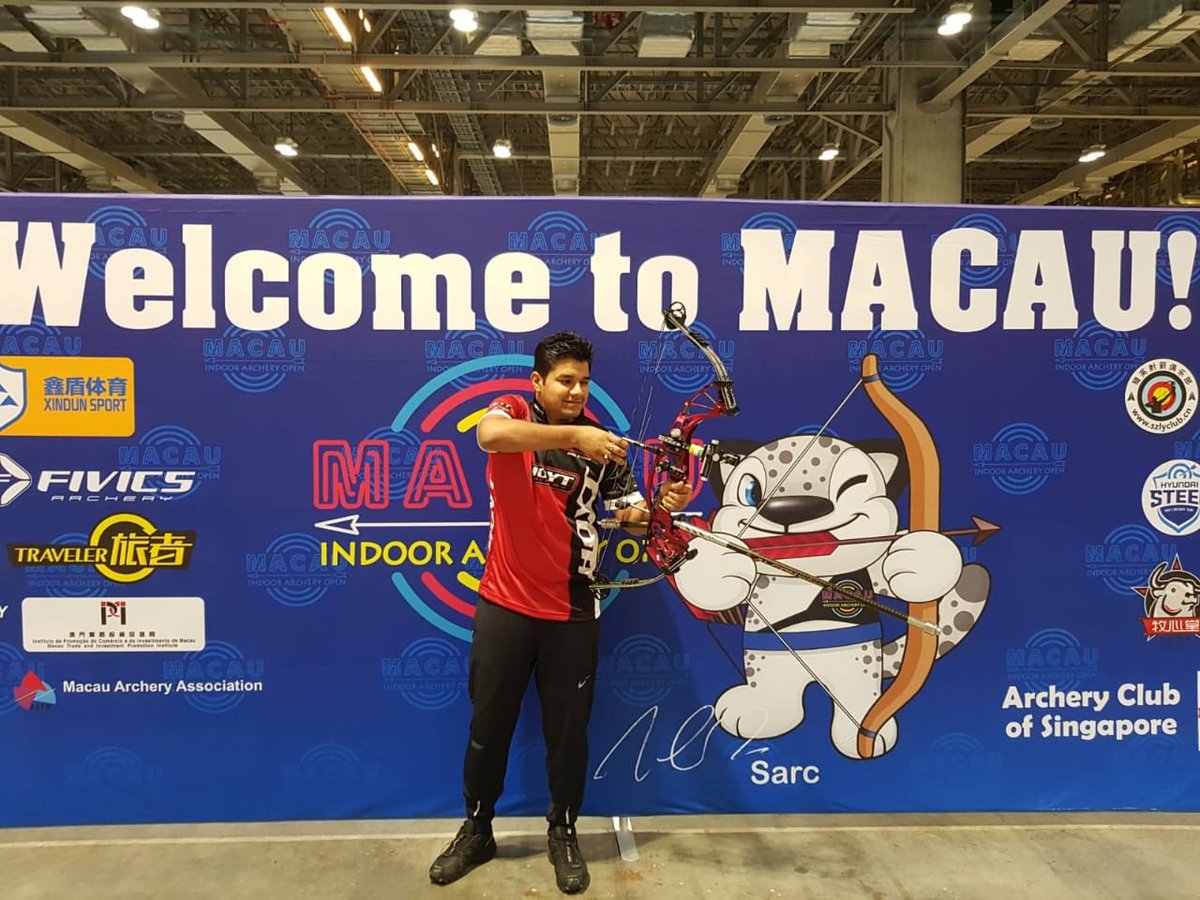 Great experience here at the #MacauIndoorArcheryOpen. Happy to make my way into the top 16 and the second round tomorrow. #Archer #Archery #IndoorArchery #Macau