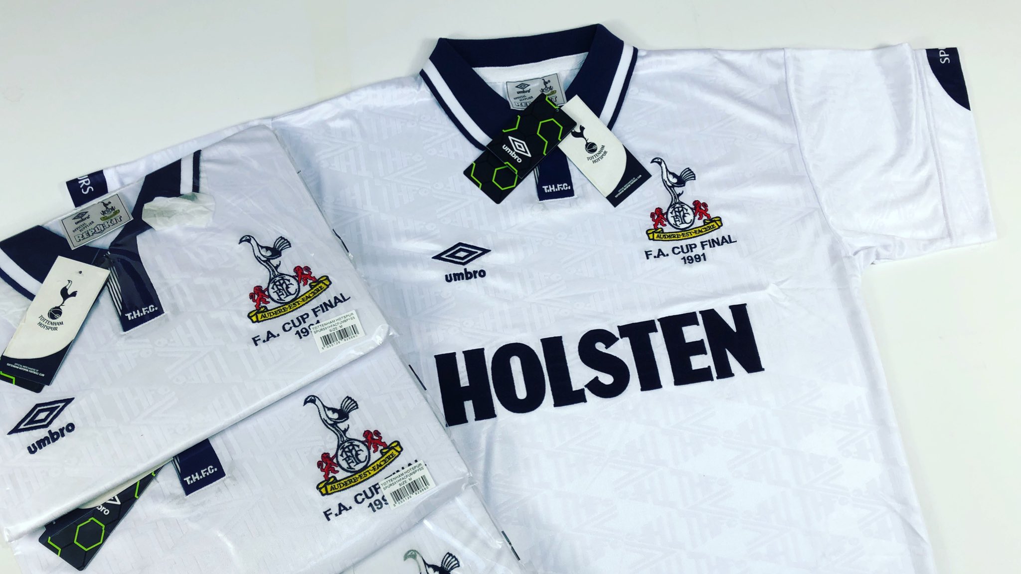 Spurs Retro 1991 FA Cup Final Shirt