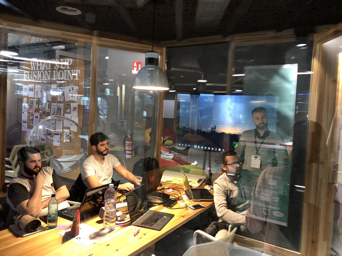 laura_bellorini's tweet photo. 10 teams of #designer #engineer #business students working hard on #healthcare solutions to detect &amp; manage #psychiatric disorders at #FusionPoint organized by @ESADE @iedbarcelona @la_UPC #healthackathon @AccentureSpain @sanofi https://t.co/q6y0QjwcsE