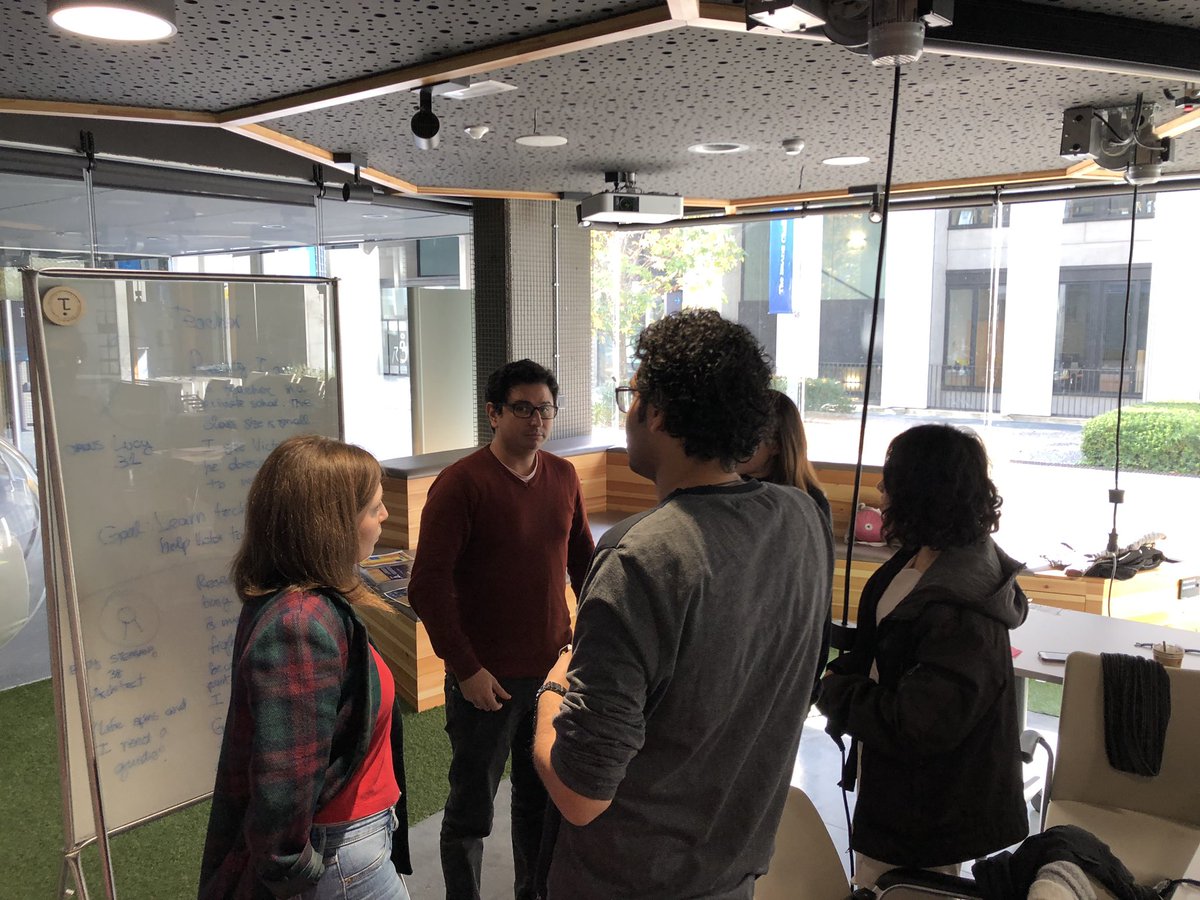 laura_bellorini's tweet photo. 10 teams of #designer #engineer #business students working hard on #healthcare solutions to detect &amp; manage #psychiatric disorders at #FusionPoint organized by @ESADE @iedbarcelona @la_UPC #healthackathon @AccentureSpain @sanofi https://t.co/q6y0QjwcsE