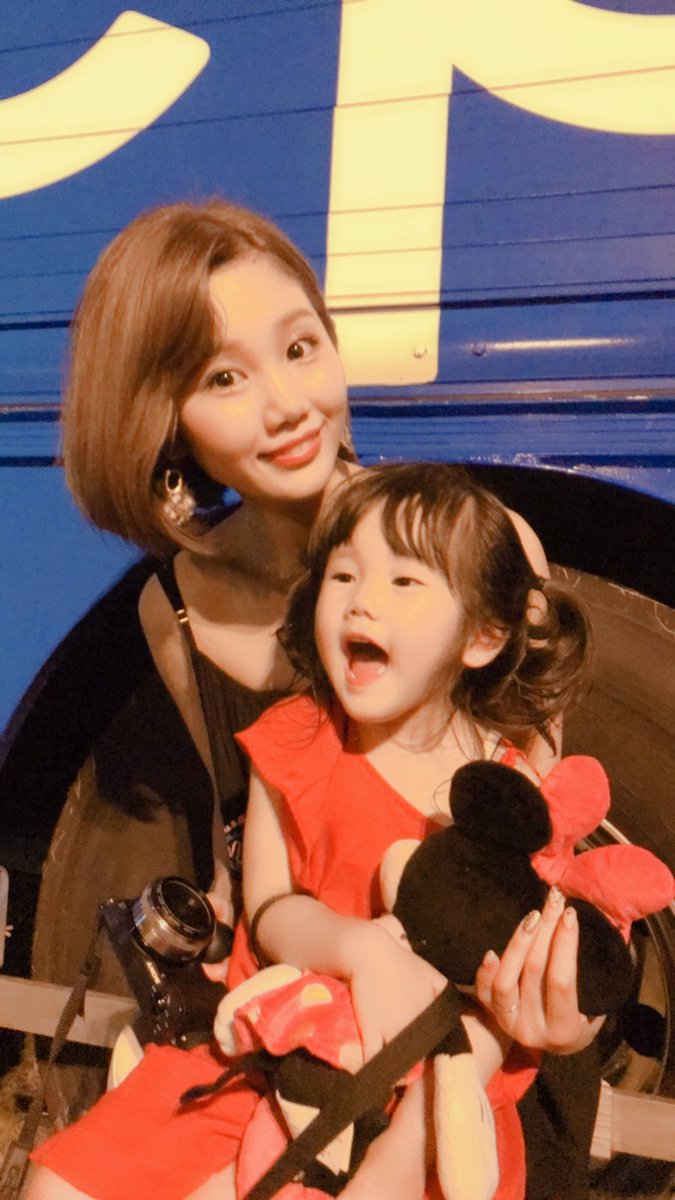 変顔大好きおちびちゃん🤪 今日はおちびちゃん初めてのフェスでした