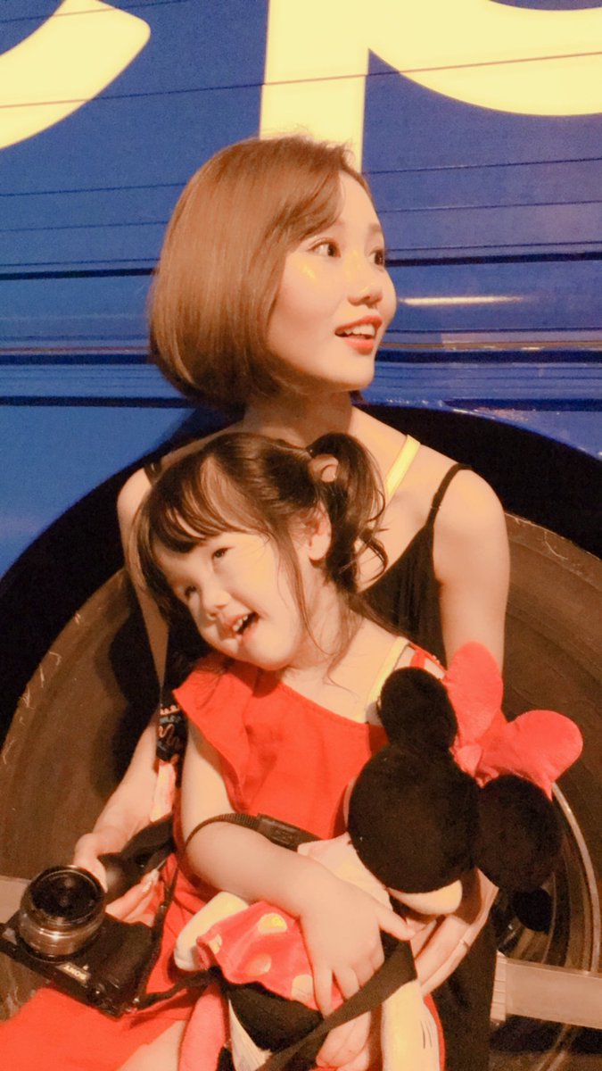 変顔大好きおちびちゃん🤪 今日はおちびちゃん初めてのフェスでした