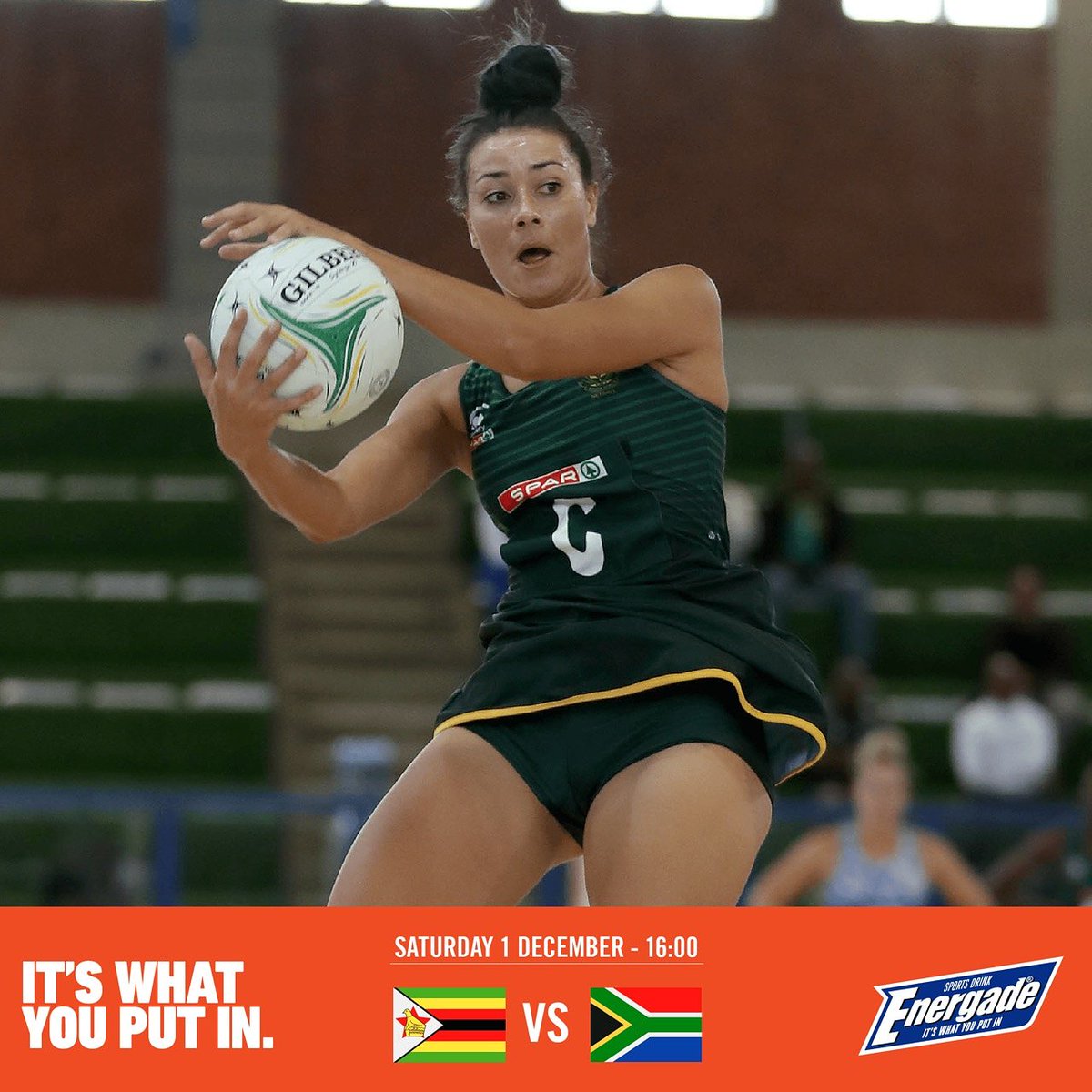 EnergadeSA's tweet photo. Itβs the final match of the #DiamondChallenge2018 for the #SPARProteas who sit top of the table going into their clash against Zimbabwe in Polokwane. Show your support! #ItsWhatYouPutIn #WeAreAllIn https://t.co/i9ycLycJUT