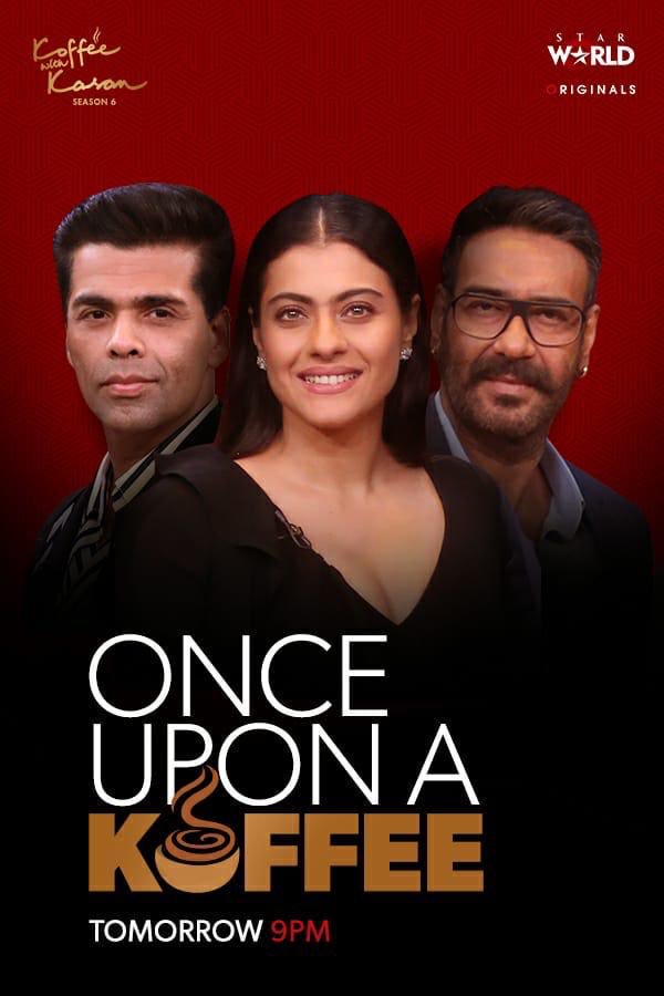 FanOfAjayDevgn's tweet photo. #KoffeeWithKaran   
#KoffeeWithAjay
@ajaydevgn @KajolAtUN @karanjohar
😎😎 Don't forget to watch 😎😎 https://t.co/YEaTHsCMWk