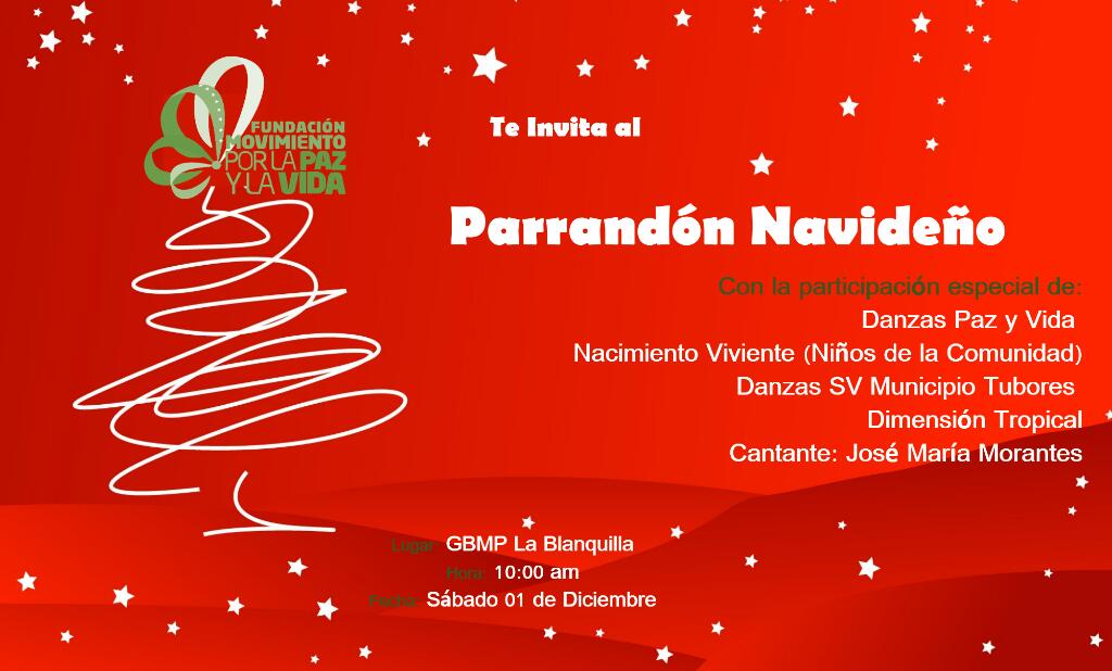 Movimiento por la Paz y la Vida NE y <a href="/GBMP_Blanquilla/">GBMPHC La Blanquilla</a> te invitan al Parrandón Navideño <a href="/mimouvargas/">Alexander Vargas</a>  <a href="/DanteRivasQ/">Dante Rivas</a> <a href="/Evelyn_guillen/">evelyn guillen</a> <a href="/DPresidencia/">Despacho Presidencia</a> <a href="/DPazyVida/">Despacho Paz y Vida</a> @FunMovPazyVida <a href="/NicolasMaduro/">Nicolás Maduro</a> <a href="/AsuntosDPaz/">Asuntos para la Paz</a> <a href="/dcabellor/">Diosdado Cabello R</a> <a href="/Juniorgpsuv/">Junior Gómez</a>