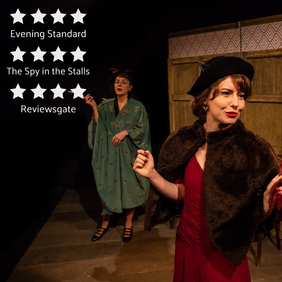 jeannierevival's tweet photo. The reviews are already pouring in! 4 stars from @EveningStandard  @thestandardarts @reviewsgate, and @spyinthestalls! We can't wait to read what other people think of the show - what do you think? Photo: @aliwrightphoto @finborough https://t.co/JgjGMgTWf8