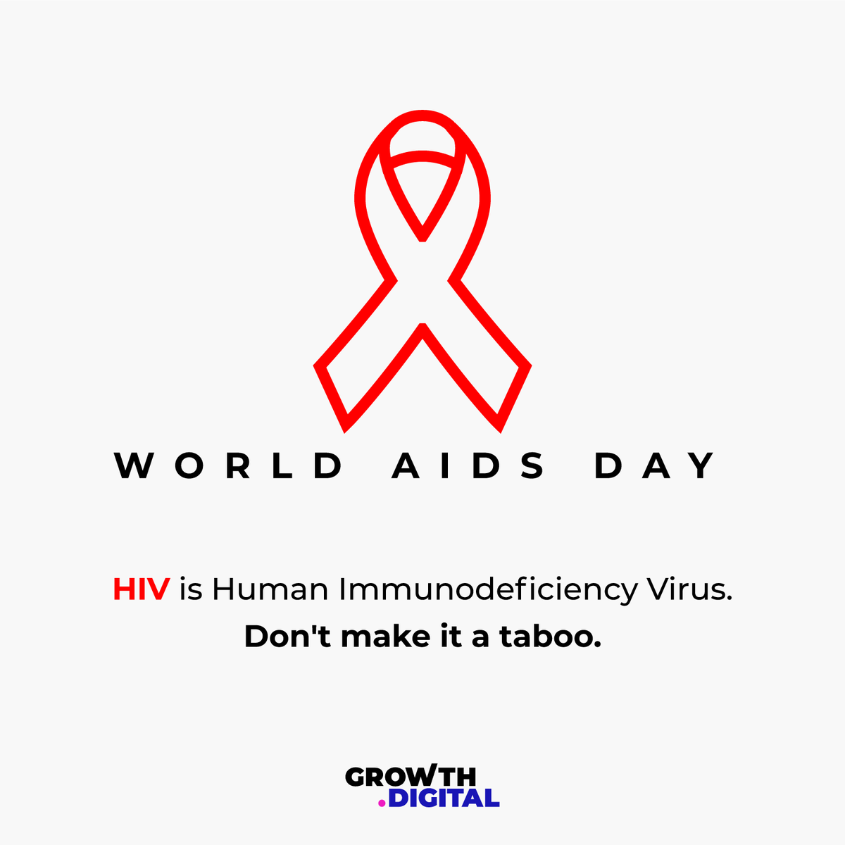 growthdotdigitl's tweet photo. #worldaidsday #HIV #AIDS https://t.co/1V0fYXTtJD