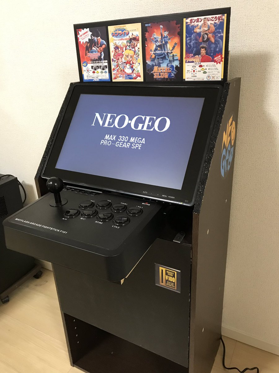 ネオジオミニ 自作筐体 アーケード筐体