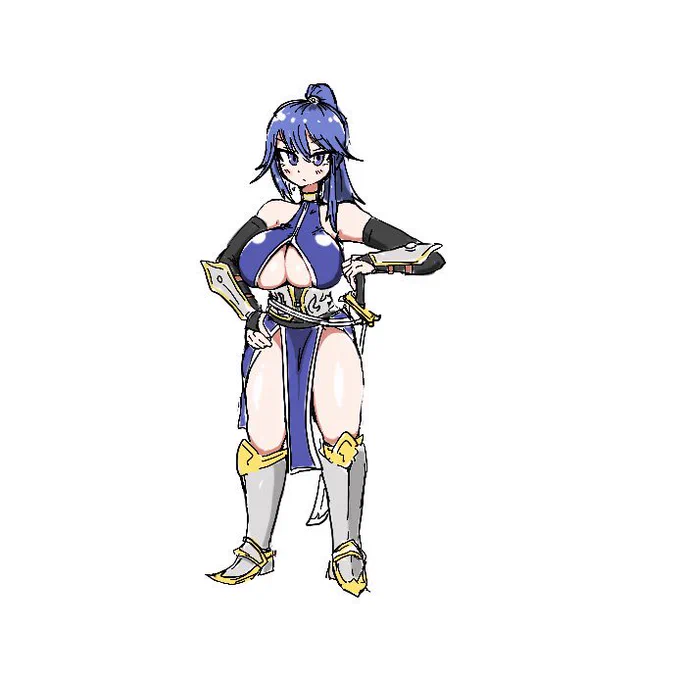 手癖で落書きしてたらめちゃくちゃえっちなキャラが出来てしまった… 