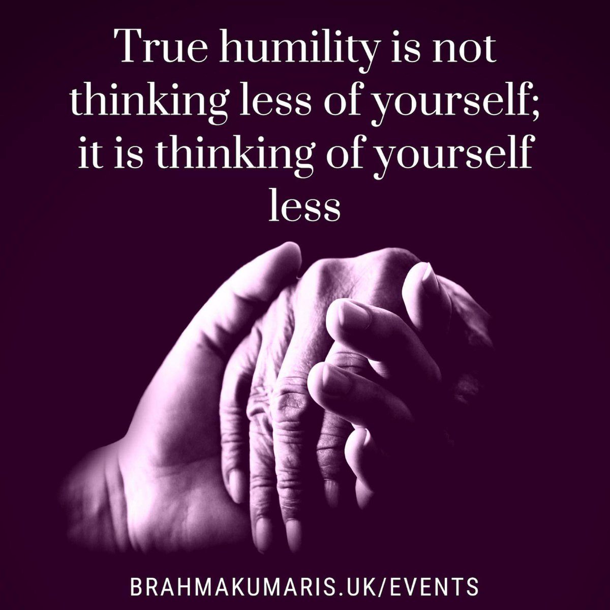 Omshantiimpeace's tweet photo. #Humility #ThinkingLess #Yourself #Thinking #Less
#Values #Spirituality #RajaYoga
#ThursdayTransformation https://t.co/h40nokFfWm