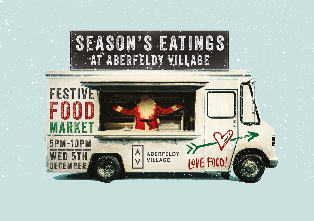 Ho Ho Holiday tacos @hankslondon,  @prairiefire_bbq Santa's Smokehouse & more festive eats with a twist - you won't go hungry at our #SeasonsEatings Festive Food Market w/ @kerb_ 

Find our more: bit.ly/AVXmas