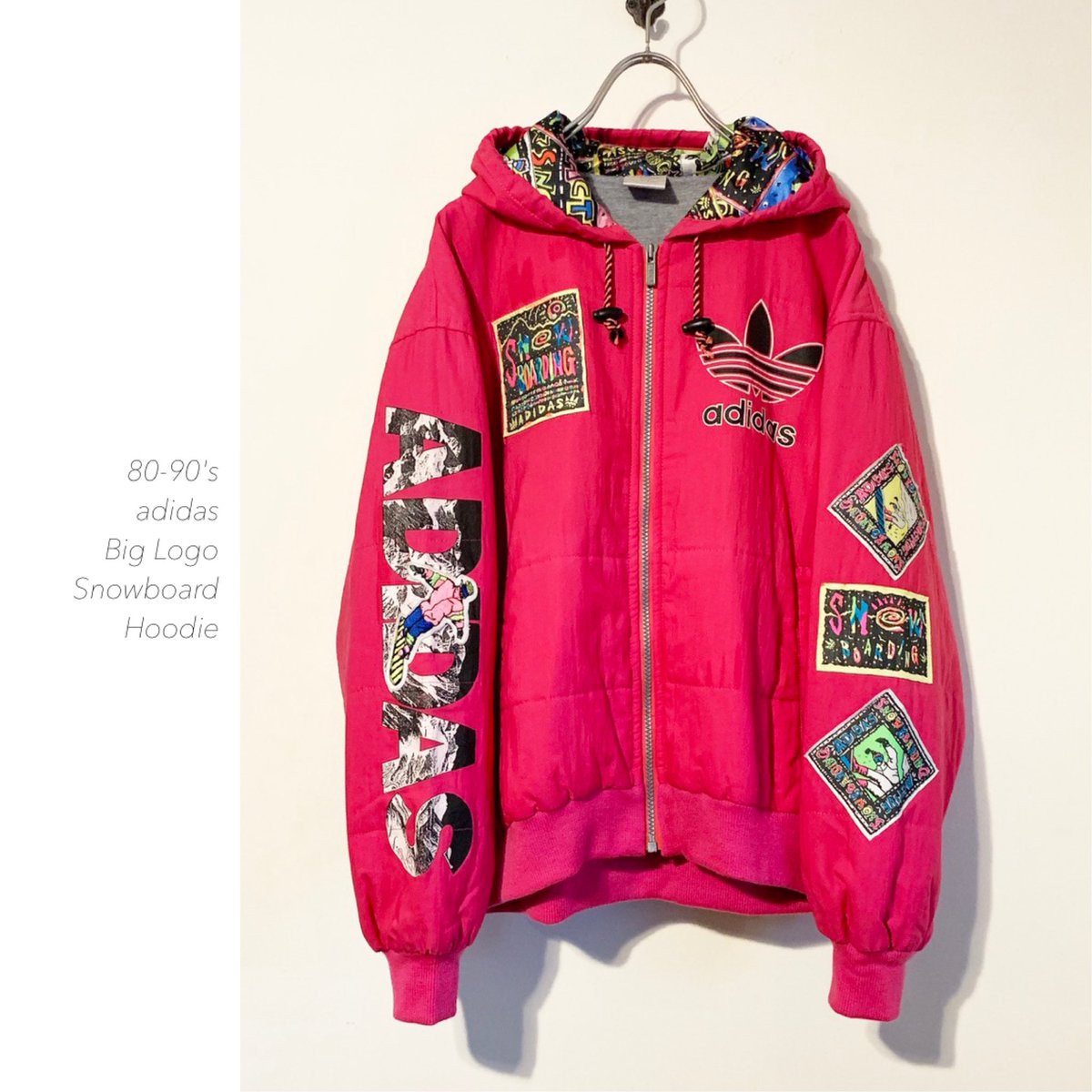 Taffee Di Twitter 80s 90s Adidas Snowboard Biglogo Hoodie 入荷 レトロなピンクカラーに ワッペン ロゴプリントが 90 Sらしくて可愛い Adidasスノーボードjkt バックロゴの派手めで Taffee 宮崎 古着 アディダス 90sfashion スノーボード 派手柄 Taffee Di Twitter 80s 90s Adidas Snowboard Biglogo Hoodie 入荷 レトロなピンクカラーに ワッペン ロゴプリントが 90 Sらしくて可愛い Adidasスノーボードjkt バックロゴの派手めで Taffee 宮崎 古着 アディダス 90sfashion スノーボード 派手柄