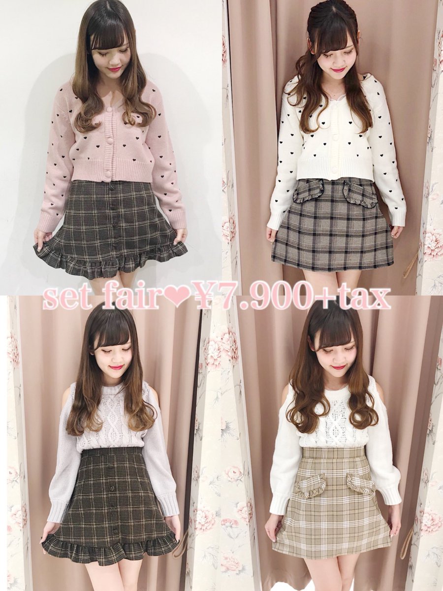 新品入荷 evelyn チェックスカート opri.sg