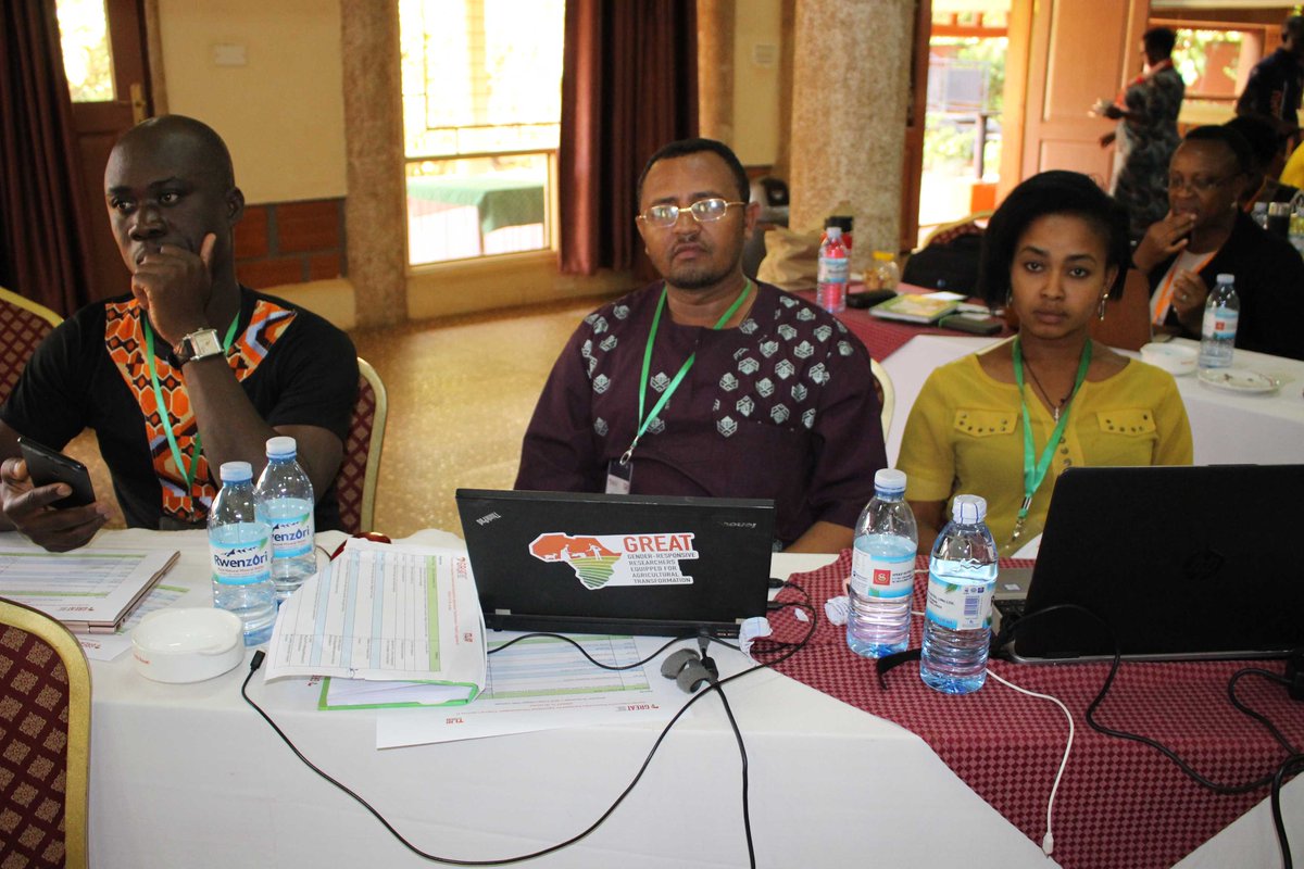 MakCAES's tweet image. PICTORIAL: Live pictures from the #GREATTLIIICourse @MakCAES presentations on gender responsive #research.