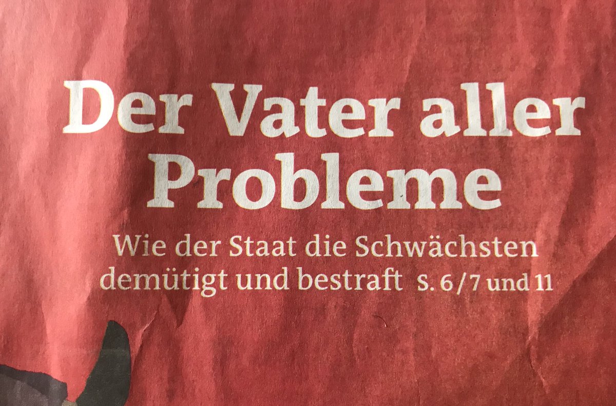 Marco Bülow (@marcobuelow) on Twitter photo #Armut und #Ungleichheit werden manifestiert - die Schwächsten gedemütigt
Wofür müssen wir kämpfen Was ist die Antwort auf #unten ? #Würde
<a href="/derfreitag/">der Freitag</a> #Armut und #Ungleichheit werden manifestiert - die Schwächsten gedemütigt
Wofür müssen wir kämpfen Was ist die Antwort auf #unten ? #Würde
<a href="/derfreitag/">der Freitag</a>