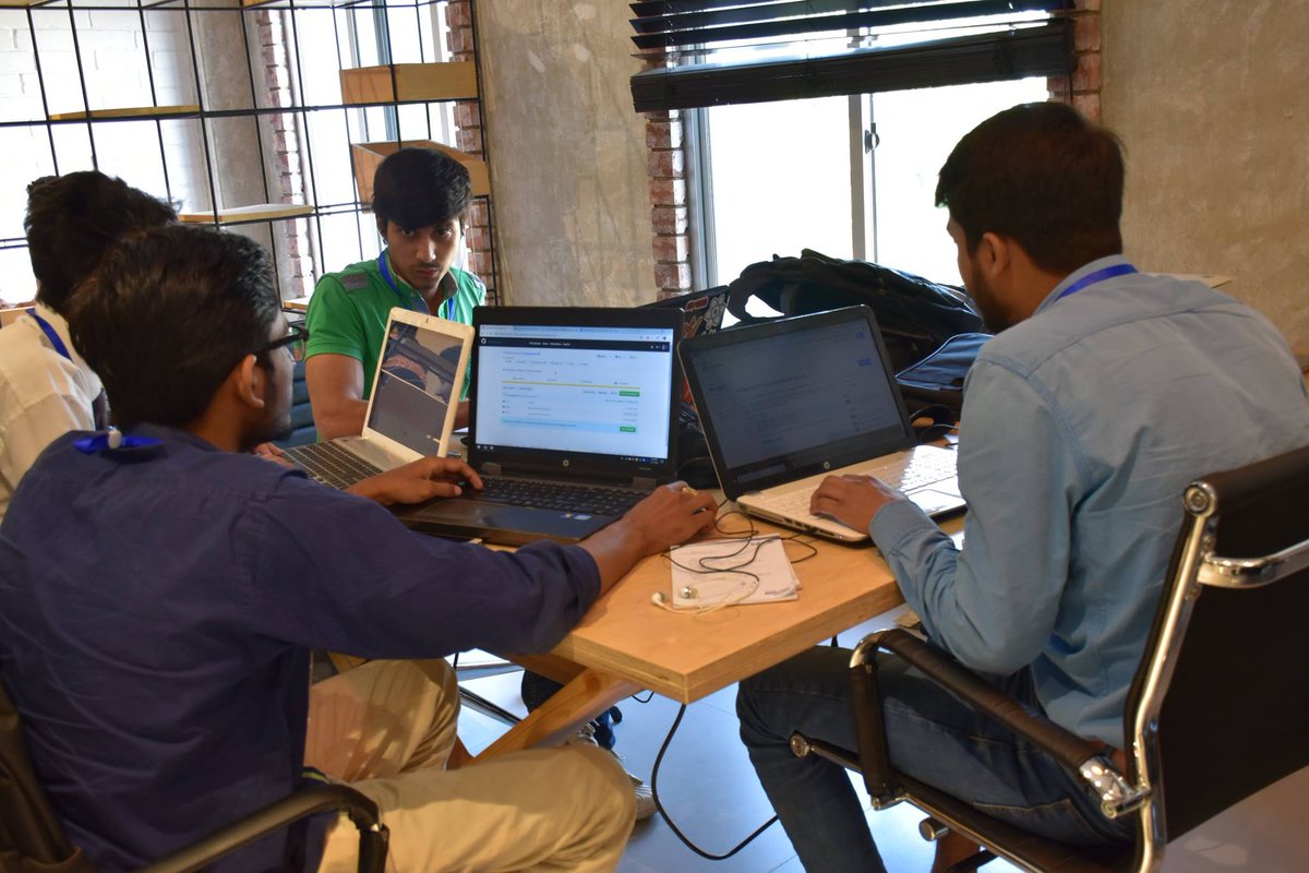 NIC_Karachi's tweet photo. While seniors bring experience to the table, youngsters bring in lots of energy. Here's to a productive, technological weekend we are having over at #NICKarachi!
Scenes from Day 2 of #CTHackathon! https://t.co/Bop6vXCR31