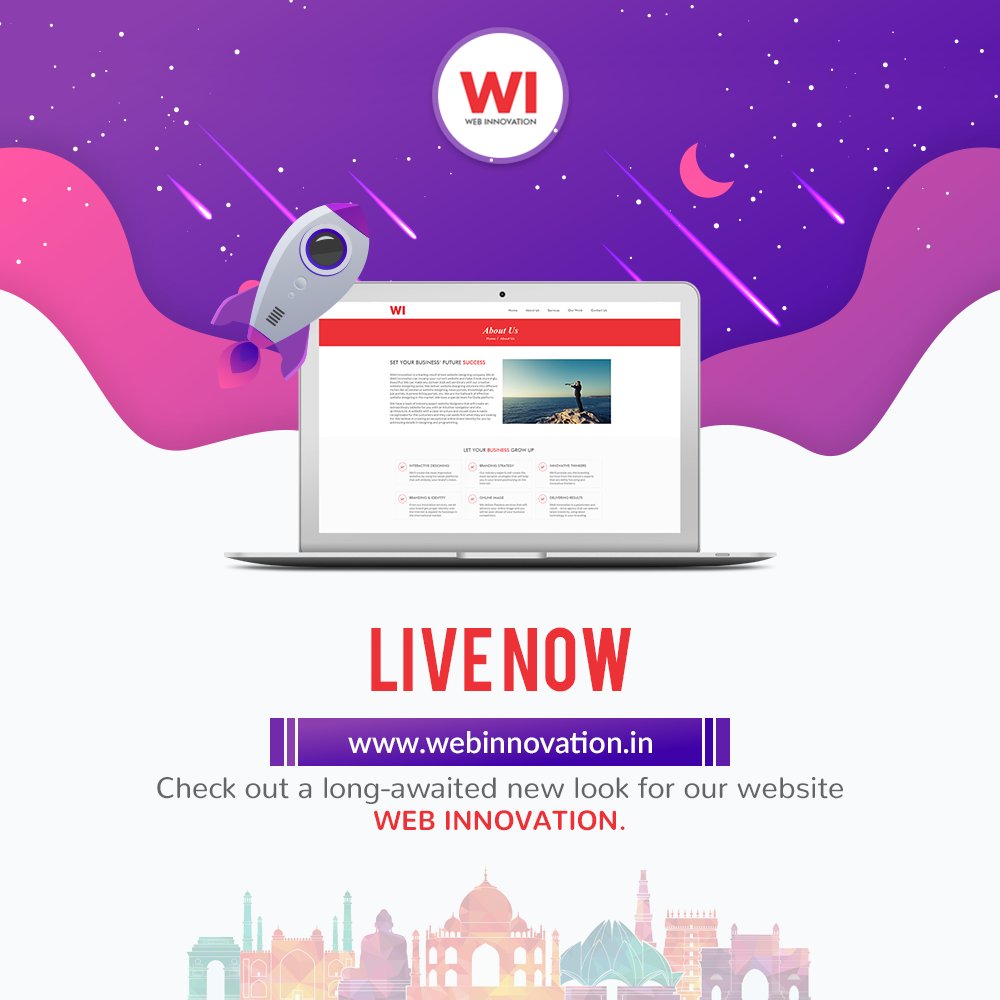 webinnovation2's tweet image. Check out a long-awaited new look for our website - Web Innovation. 
 We encourage everyone to visit and explore our new website and would love to receive your valuable feedback
 
 webinnovation.in
 
 #WebsiteLive #webinnovation #LivePDNation