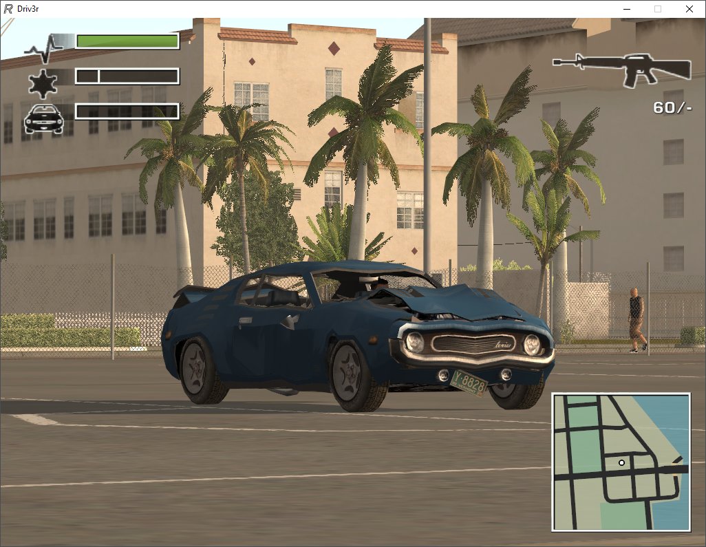 Fireboyd78's tweet photo. After 4 years of thinking it wasn't possible, I finally did it. A vehicle from Driver: Parallel Lines "recompiled" to work in Driv3r! Took a bit of hand-tweaking here and there, but just look at it!! :D #Driver #Antilli #ReverseEngineering #GameDevs https://t.co/cB5HmL5LcK