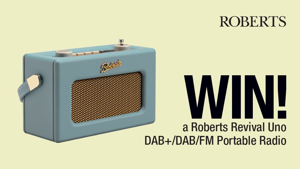 HughesDirect's tweet photo. Be sure to enter our latest competition to #WIN a @RobertsRadioUK Revival Uno Portable Radio!
Simply follow us @HughesDirect &amp; RT 🍀🎁
Ends 05/12/18, Ts&amp;Cs apply - https://t.co/CnneDWTnDR https://t.co/3CWhLTrVgX