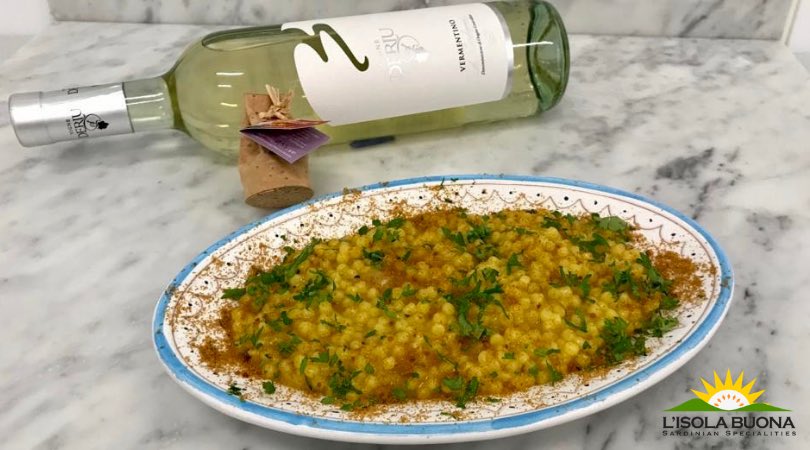 isolabuona's tweet photo. The #december recipe is finally here! A tasty and christmassy saffron fregola #pasta with mullet roe flakes. Check Chef Lello's #xmasrecipe and tips on our blog and grab the ingredients online using our xmas promotion! #eatsardinian #authentictraditionshttp://bit.ly/LIBXmasRecipe https://t.co/owkYK9jdb8