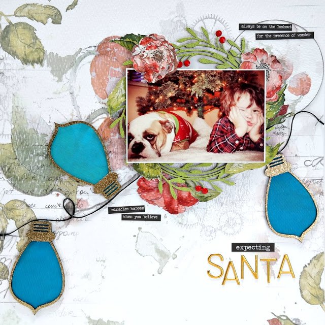 I created this layout for the @CEChipboard December Challenge. The inspirational image is a must-see. We'd love to have you join us! #mixedmediascrapbooking #christmascrafts #scrapbooklayout #creativeembellishments #chipboard #bulldog #santaiscoming bit.ly/2PeCYDc