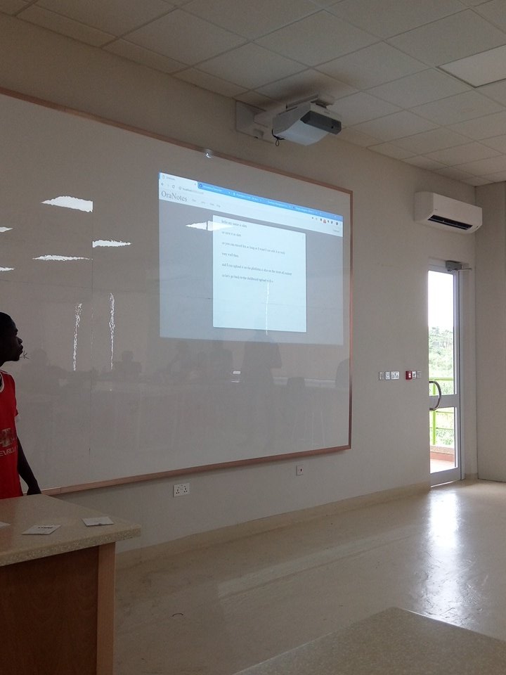 HackAPI_GH's tweet image. Team 11
Transcriber- Is an oral notes taking applications that converts live recording into text format!
#HackAPIGH #LocalHackDay #Swagathon
@cloudinary @github @dottechdomains @dscashesi @Ashesi @AshesiDesign