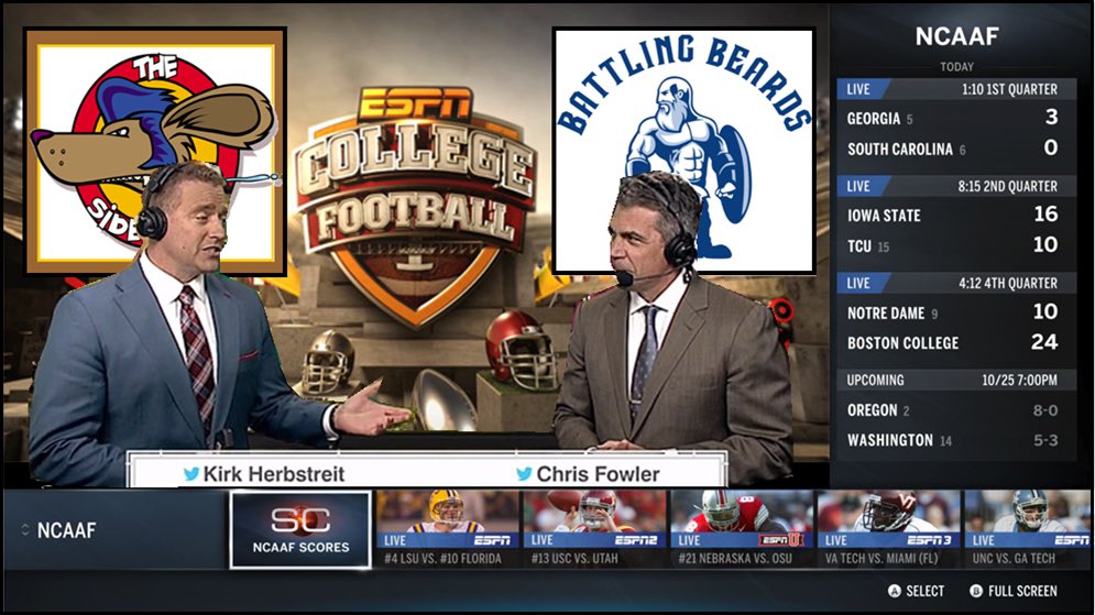 PresidentBeard's tweet photo. The season comes down to this... #BeardBowl18!!! Your #BattlingBeards try to knock off Seneca State for the second time this season! Kickoff is at noon! Check here for live updates! #OFHC #HartnellUniversity #BattleBlue #BattlingBeardsFB18 #BattlingBeardsFootball #HartnellPizza https://t.co/tSGEm6HsjA