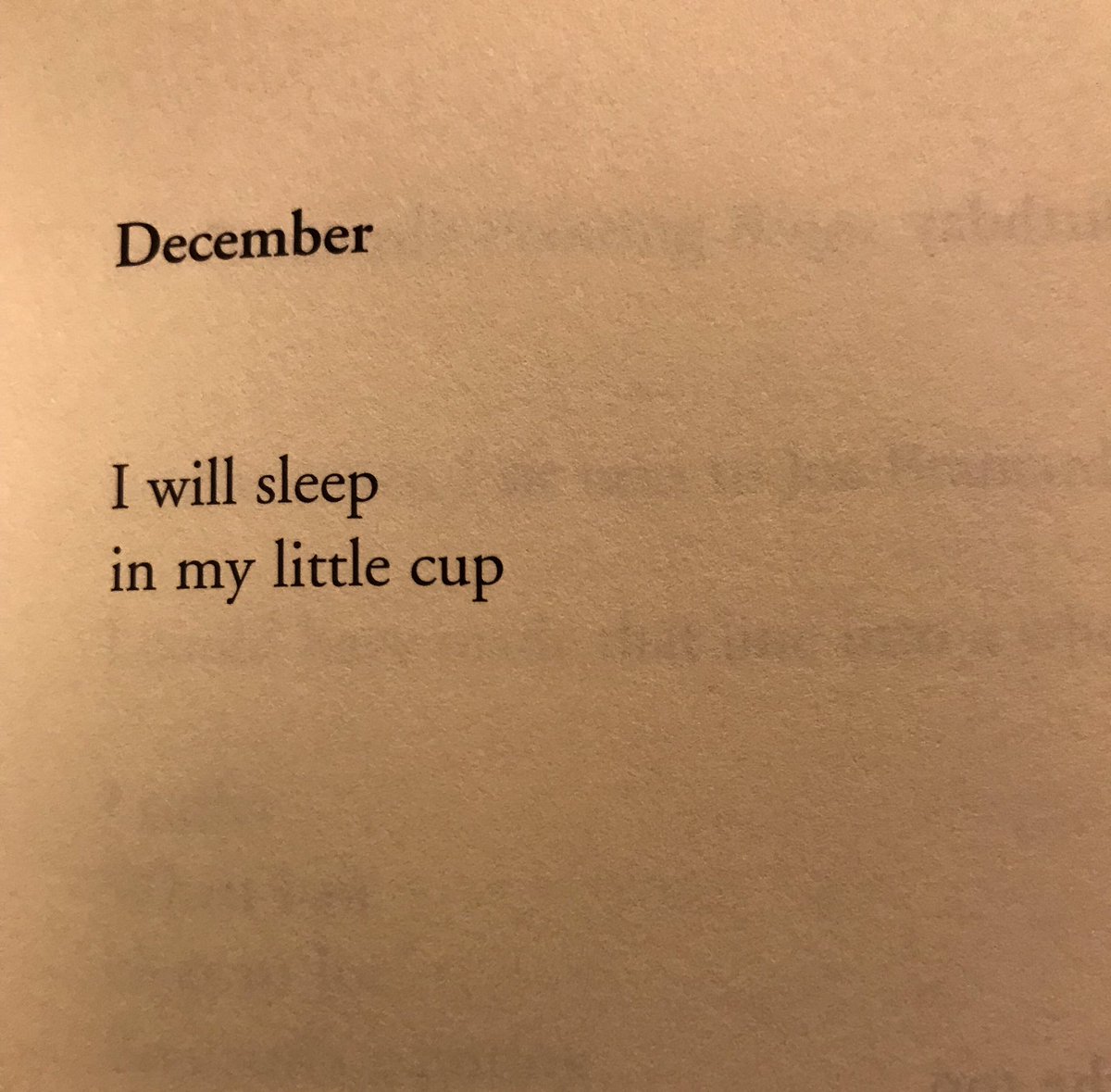 i’d like to welcome everybody to december with the greatest poem of all time