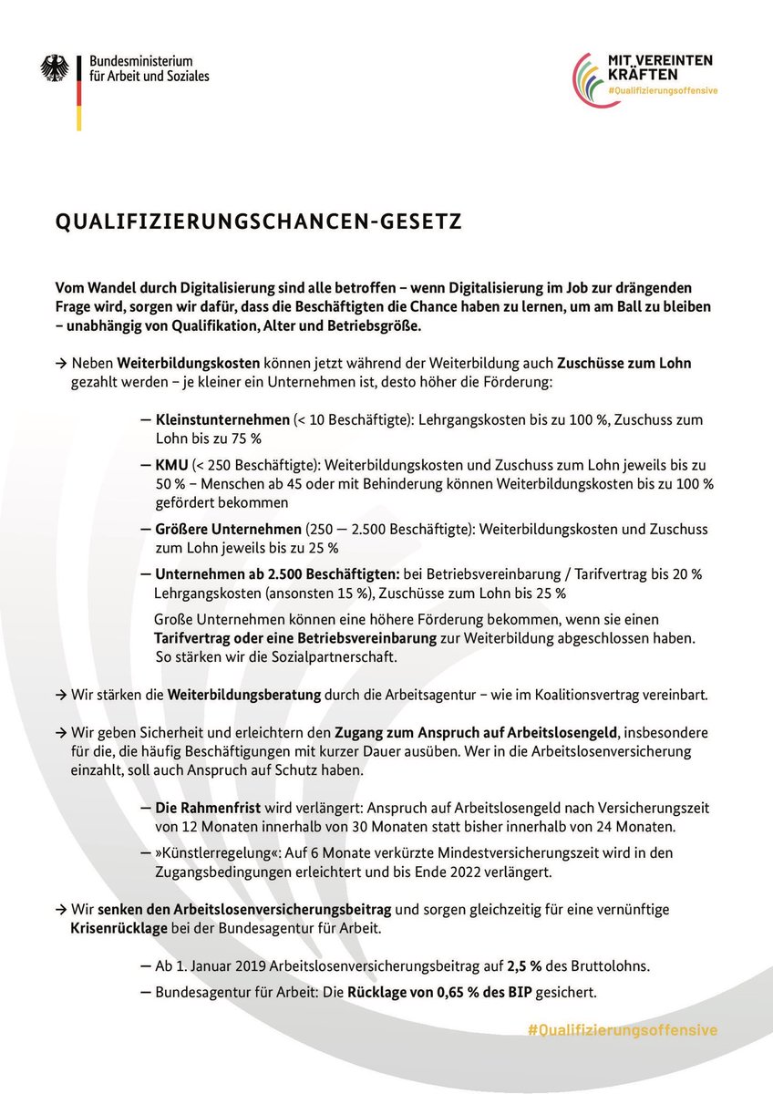 verdimaritimes's tweet photo. #Qualifizierungschancengesetz gestern im #Bundestag verabschiedet. 
Wir danken #UweSchmidt &amp; #Bundesarbeitsminister @hubertus_heil sowie allen Beteiligten für die Umsetzung der von uns geforderten Maßnahmen - #DigitalMussSozial

#futureofwork #futureofdockwork @_verdi https://t.co/ID80ZblaBX