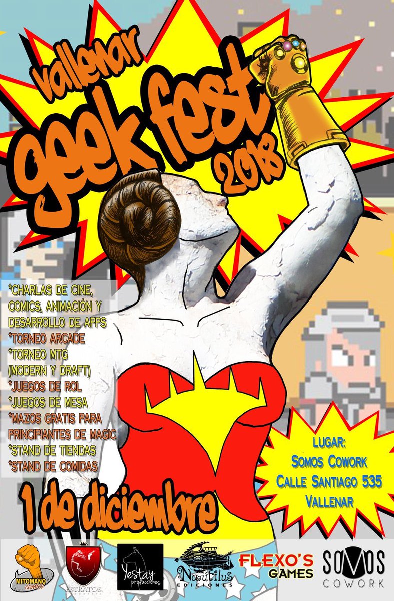 ElNautilusEd's tweet photo. Hoy Vallenar Geek Fest en #SomosCowork calle Santiago 535. Tendremos el lanzamiento de la novela FRANCISCA MACABRA @maikel_enrieles con las palabras de nuestro editor y autor @sergioamira 
😈 https://t.co/9ybdHb2WbV