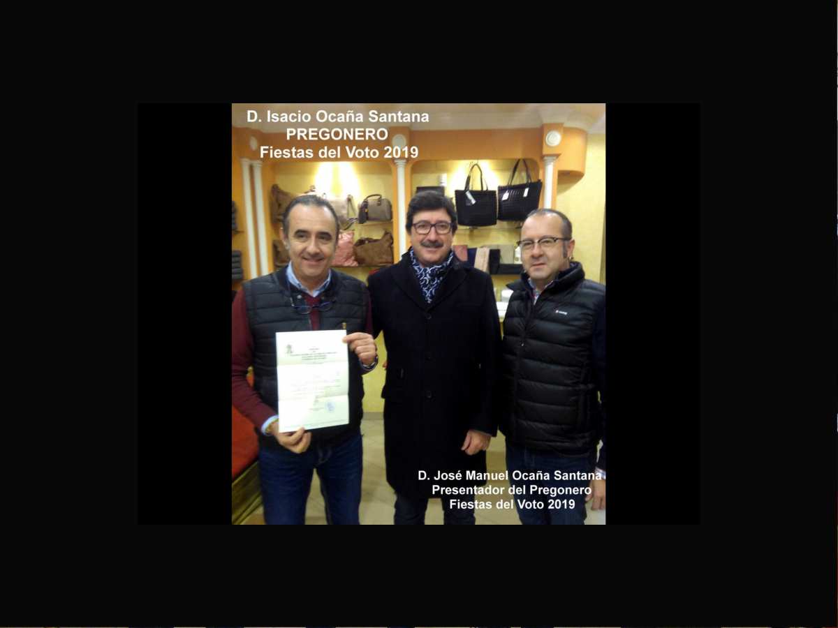 PRESENTACIÓN PREGONERO 2019 - virgendelinarejos.es/?p=3653