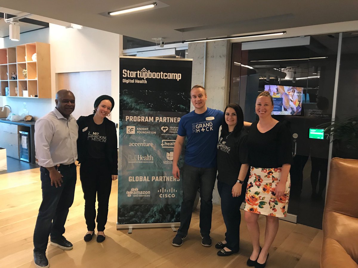 Looking forward to starting the Miami ⁦<a href="/sbcHealth/">SBC Digital Health</a>⁩ hackathon on social determinants of health supported by ⁦<a href="/mithackmed/">MIT Hacking Medicine</a>⁩. #MIAhack18