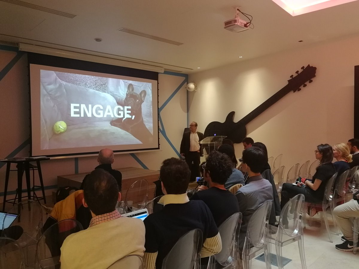 sweparis's tweet photo. KEYNOTE 1 (watch it on fb : https://t.co/TCGdGvvb64) 
“BtoB Marketing for SaaS : learn from the best” by @eobadia, Vice President Marketing @Oracle
#SWAI #GSWAIParis #gswai #ai #ia #startup #customerexperience https://t.co/I9EUDJKDUh