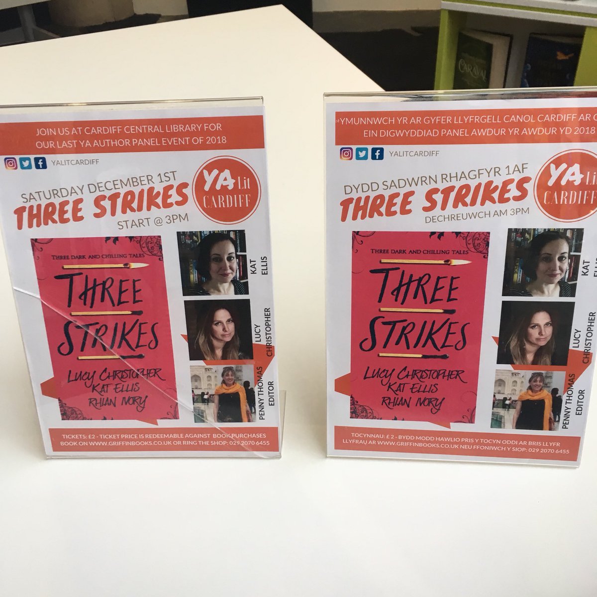 YALitCardiff's tweet photo. We’re here on the third floor at #CardiffCentralLibrary. Join us at 3pm! #UKYA #YALitCardiff https://t.co/SM8CmPOcgw