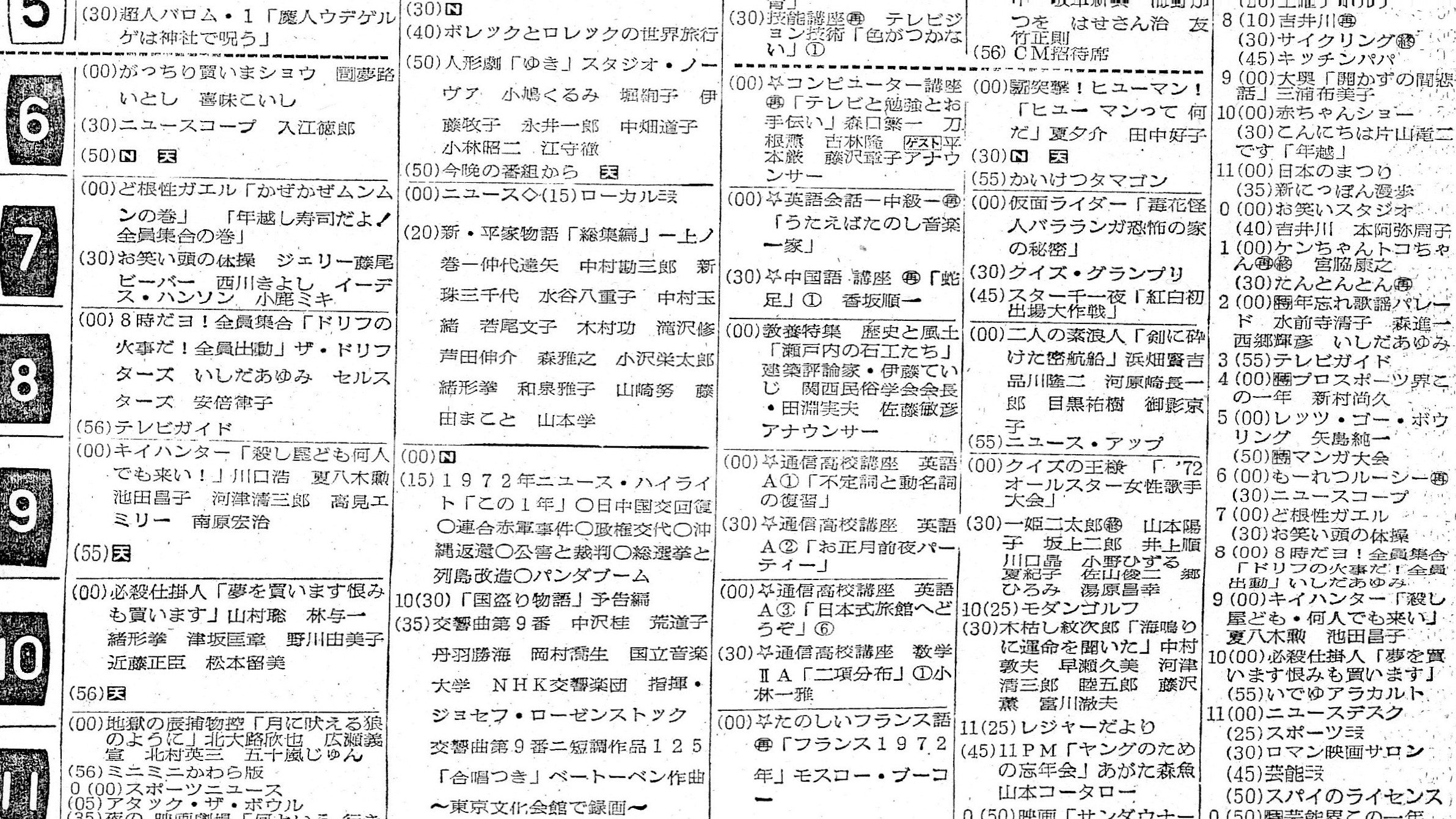 ★93 昭和63年(1987)3月8日 静岡新聞 テレビウィーク ☆93 昭和63年(1987)3月8日 静岡新聞 テレビウィーク