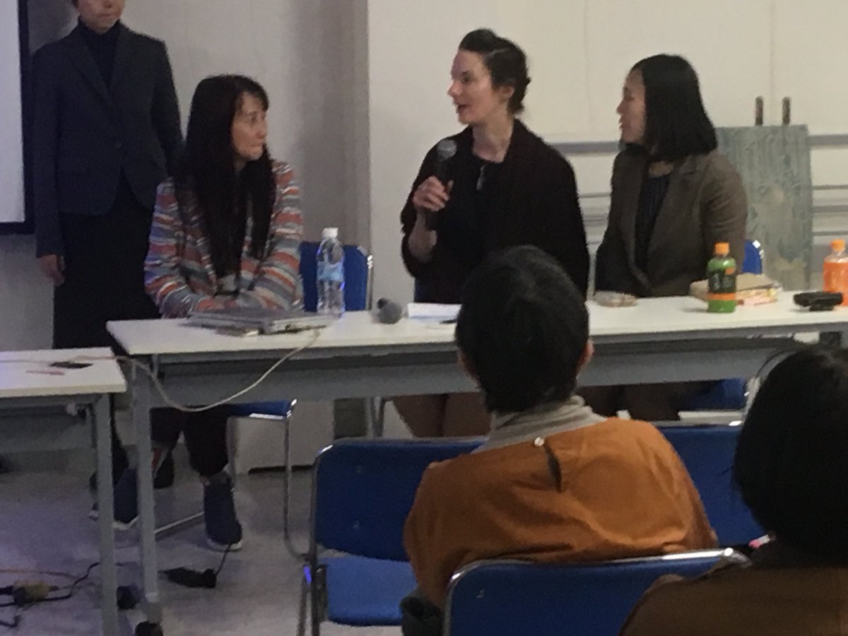 zoehendon's tweet image. A real pleasure and privilege to speak about #SilverStudio #katagami in Tokyo today, alongside the brilliant @MamikoMarkham, &amp;amp; to meet so many other wonderful people. This trip has been exciting and overwhelming in equal measure &amp;amp; I’m very grateful for the opportunity to be here.