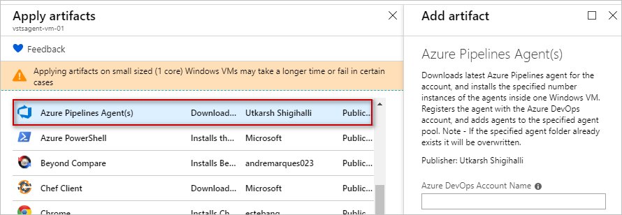 onlyutkarsh's tweet image. Do you want to quickly install @AzureDevOps agents on to your #Azure #DevTestLabs VMs? My pull request for new DTL artifact just got accepted and you can use it now to intall 1 or many #azuredevops agents on to your DevTestLab VM&apos;s.