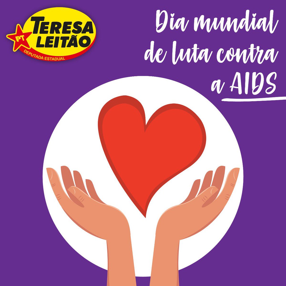 teresaleitao_'s tweet photo. Combater preconceitos, criar consciência, previnir. #teresaleitão #endaids #combateaaids #DezembroVermelho #1D https://t.co/DFI3Jp24vW