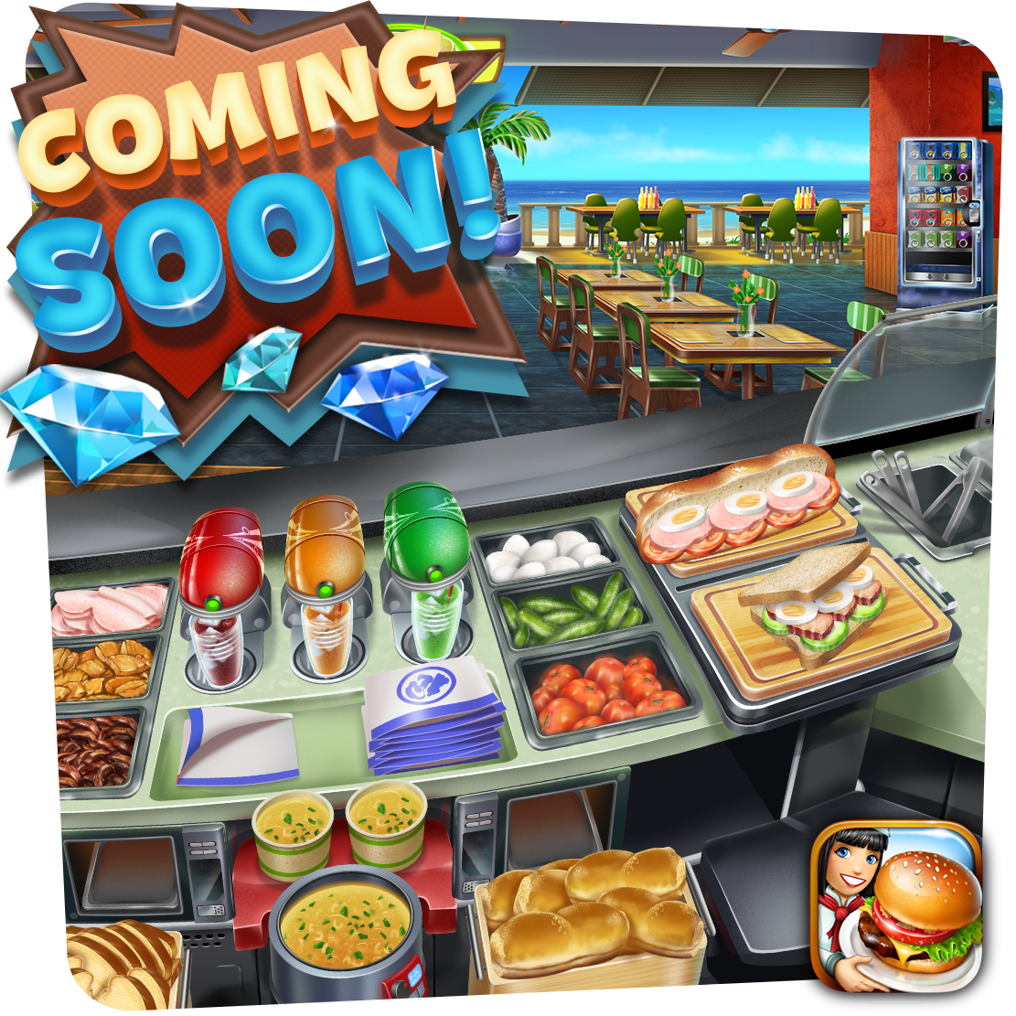 nordcurrent's tweet photo. New @cookingfever location will be called Sandwich Shop! 🥪 Here you’ll cook delicious foot-long subs and toast square sandwiches! Congrats to @JennyAjgor5 for the lucky guess, send us a message to claim your prize! Sandwich Shop is launching very soon! https://t.co/A1jyUeCU9B