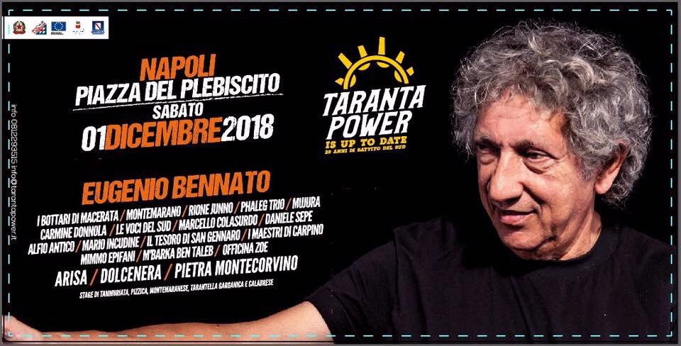 NoirFansClub's tweet photo. #Oggi dalle ore 18:00 Manu #Dolcenera, insieme ad altri artisti, ospite all’evento #TarantaPower in #PiazzaPlebiscito a #Napoli. 🎵🎶
#Sabato #1Dicembre #Musica #NoirFansClub #NoirFansClubJunior #Noir @ManuDolcenera https://t.co/LVcQq5T9op
