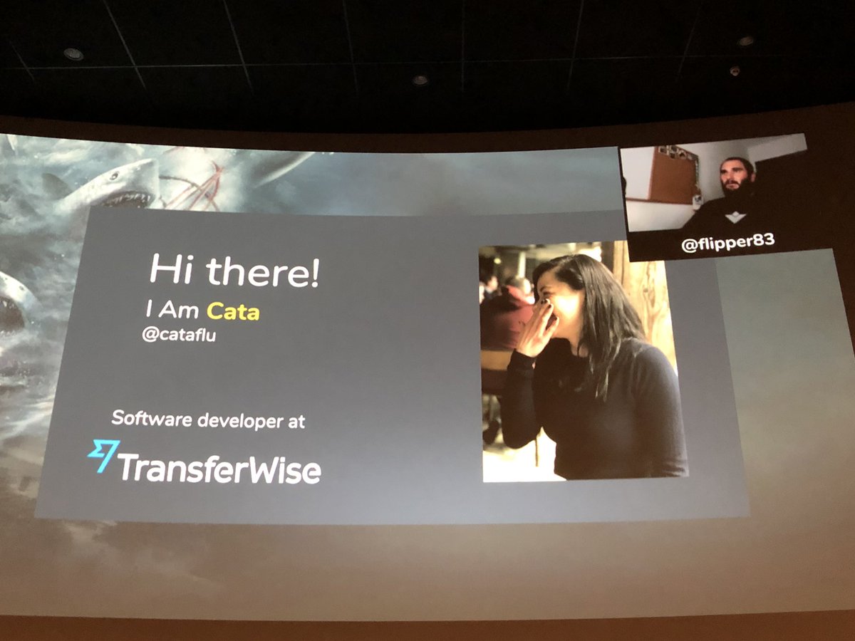 ladyCircus's tweet image. Grande @cataflu mencionando a @flipper83 en su charla! #Codemotion #codemotionMadrid #codemotionMadrid2018