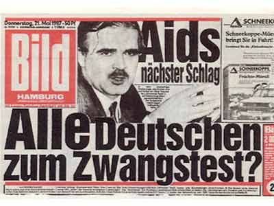 kartonbau's tweet photo. Die #Jugendlichen heute, für die #AIDS teilweise kein Thema ist, sollten sich bewusst machen, das es #Menschen in #Deutschland gab, die Zwangstests einführen wollten. Am #WorldAIDSDay auch daran erinnern wie damals betroffene und Ihre Familien behandelt wurden. https://t.co/GwJzuVLLgo