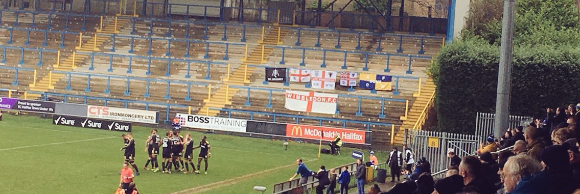 samnorman05's tweet photo. @FCHTOnline 1-3 @AFCWimbledon
ATT: 2,444
B Purrington (42)
A Wordsworth (75)
J Pigott (75)
—————————————
J Hanson, OG (85)
#FACUP Second Round.
#GROUNDHOPPING #GROUNDHOPP #AFCW #HTFC #LIMBSAOTS #DONS #SHAYMEN https://t.co/zkgZDLjry7