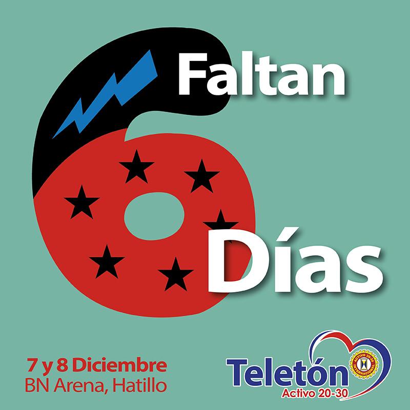 😘🎉🎉🎉🎉 ya casi !!!!
@teletoncr #6Días #JuntosTodoEsPosibles
