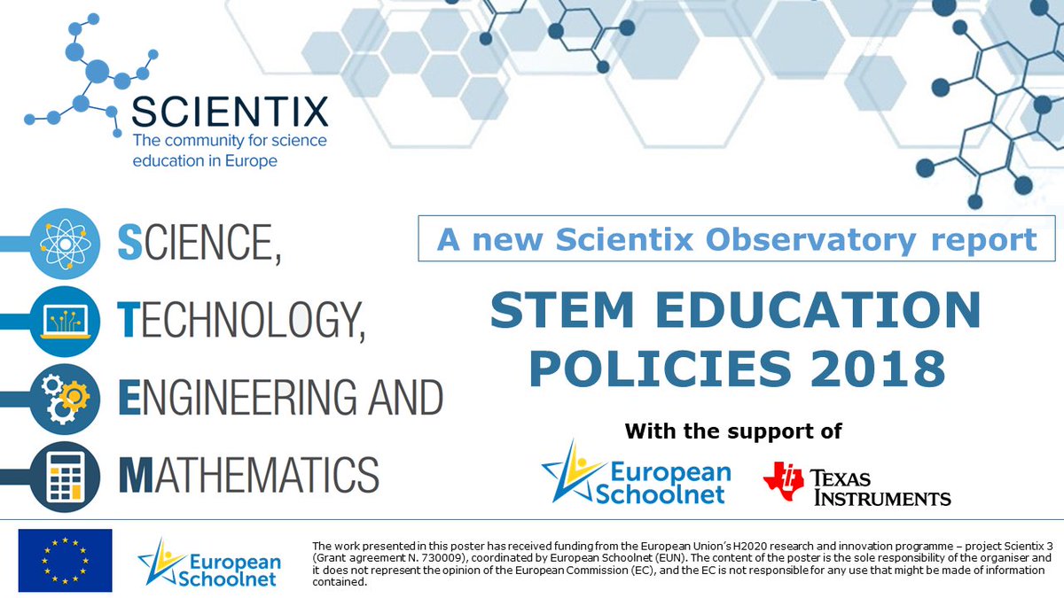 scientix_eu's tweet photo. A horizontal integration of #STEM subjects can help balance the development of diverse STEM skills without one subject marginalising others, according to this new #Scientix #STEMEduReport. Read the full report here: https://t.co/aLcEaGun97 https://t.co/HI4mpFhjas