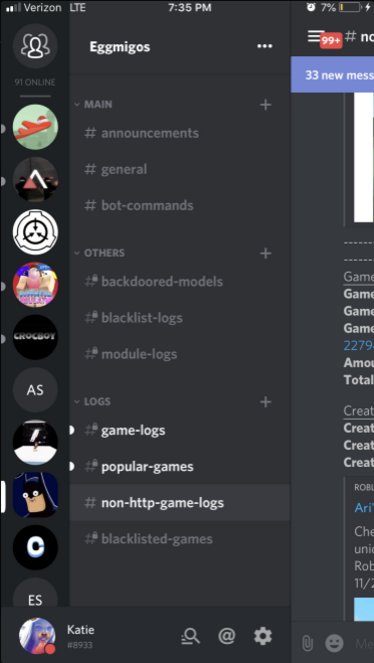 Naco88 On Twitter Ok Then Tell Me Why Your Are In A Discord That Is Dedicated To Logging Back Doors In Roblox Models And Games With People In That Discord Like Kursedkatie - free roblox accounts december 2018