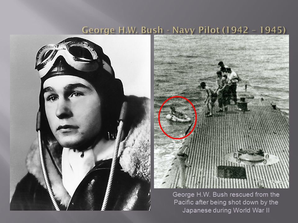 Após Pearl Harbor, George H.W.Bush adiou a faculdade e aos 18 anos