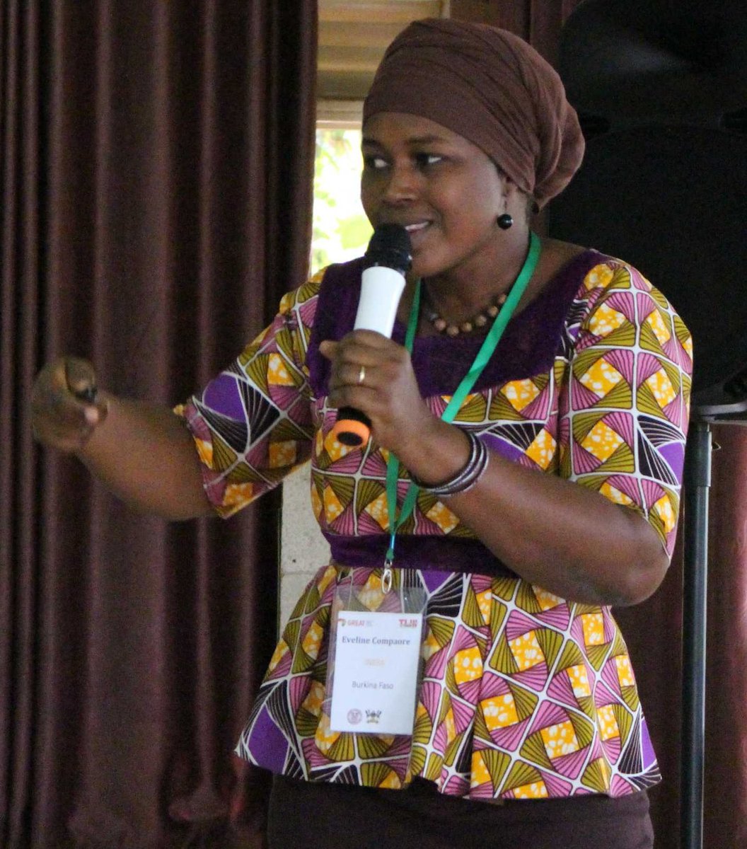 MakerereIGDS's tweet image. #ClosingCeremony: On behalf of the participants, Dr. Eveline Compare Sawodogo from Burkina Faso  appreciates the #GreatTLIIICourse trainers for doing a tremendous job towards gender responsive agricultural research.