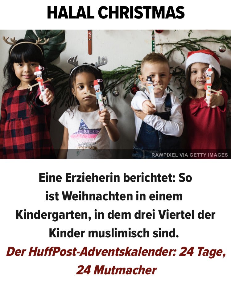 AgathaKremp's tweet photo. Der #Adventskalender von @HuffPostDE ist gestartet! Bis Heiligabend stellen wir jeden Tag einen Menschen vor, der uns Mut macht. Tag 1: https://t.co/KL4iVylzn0 https://t.co/4EKPI8nesm