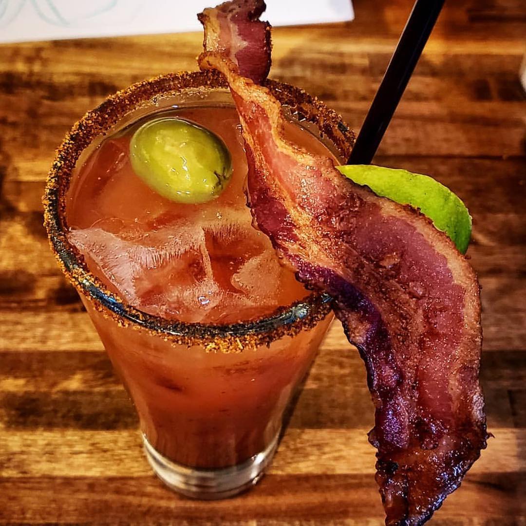 Bloody Marys from Iron Rooster 🍹 The perfect thing to start the weekend!